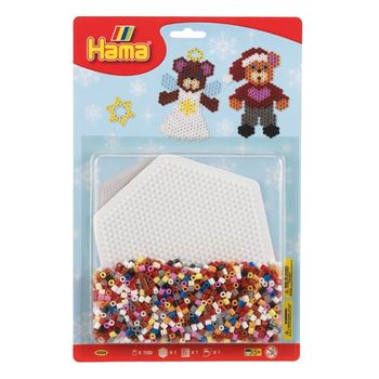 Blister Hama Beads Midi 1100 Beads Navidad