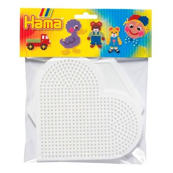 Blister Hama Beads Midi Placa/pegboard Corazã³n Y Hexagonal Grandes