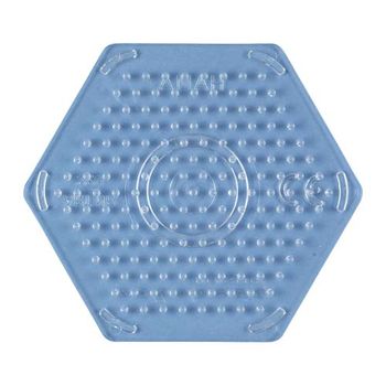 Placa / Pegboard Hexagonal Pequeã±a Transparente Para Hama Midi