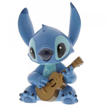 En - Figura Decorativa De Stitch Con El Ukelele