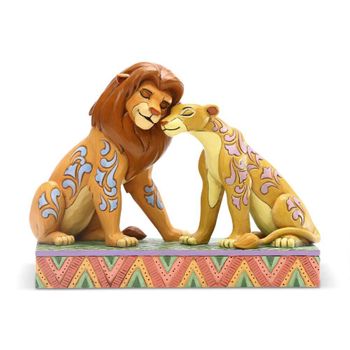 Figura Simba & Nala El Rey Leon Disney Traditions