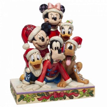 Figura Disney Christmas Mickey And Friend