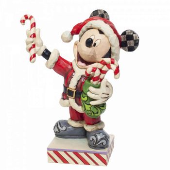 Figura Disney Mickey Mouse With Candy Canes