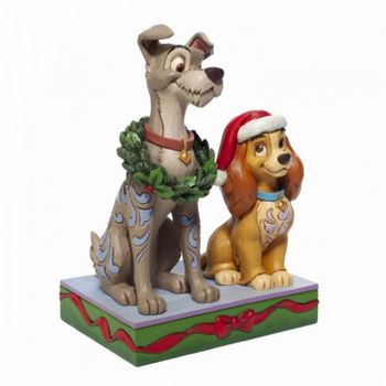 Figura Disney La Dama Y El Vagabundo Navidad