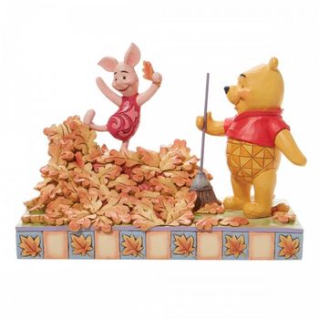 Figura Piglet & Pooh Otoño Winnie The Pooh Disney Traditions