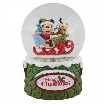 Bola De Nieve Mickey & Pluto Navidad Disney Traditions