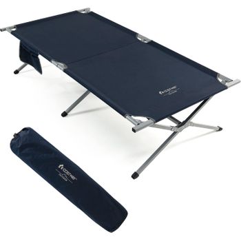 Cama De Camping Plegable Portátil, Cama Impermeable Camping Con Bolsa De Transporte Costway 185 X 65 X 41 Cm