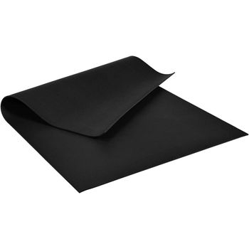 Esterilla Fitness 183 X122cm, Esterilla Yoga Antideslizante De Doble Cara Costway 122 X 183 Cmnegro