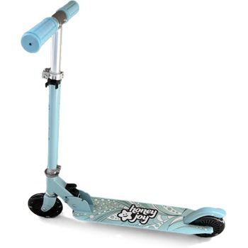 Patinete Para Niños, Patinete Con 2 Ruedas Intermitentesφ110 Mm, Costway 66 X 33 X 80 Cm Azul