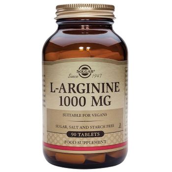 L-arginina 1000 Mg Solgar, 90 Tabletas