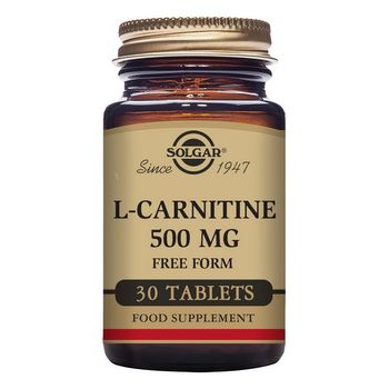 L-carnitina Solgar E571 500 Mg Cantidad 60 Comprimidos