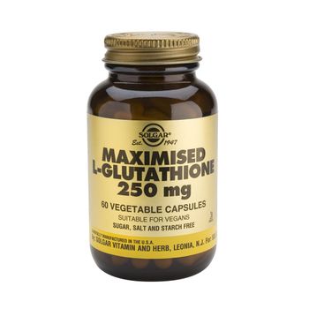 L-glutatión Maximizado 250 Mg Solgar, 60 Cápsulas