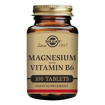 Magnesio + Vitamina B6 Solgar (100 Comprimidos)