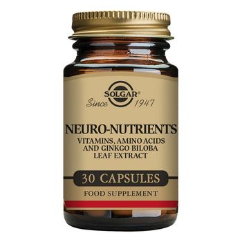 Neuro Nutrientes Solgar Cantidad 30 Cápsulas