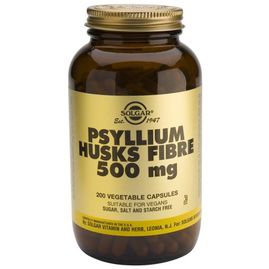 Solgar Psyllium Fibra Cascara 200 C&aacute;psulas