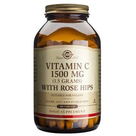 Solgar Vitamina C 1500 Mg  Rose Hips Comprimidos 180 Unidades