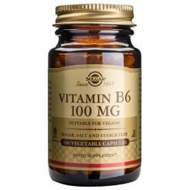 Vitamina B6 100 Mg Solgar, 100 Cápsulas