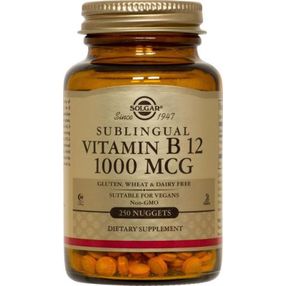 Solgar Vitamina B12 1.000 Mcg Comprimidos Masticables 100 Unidades