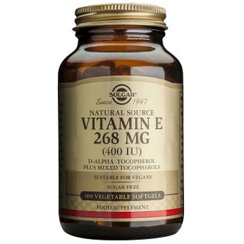 Vitamina E 400 Ui Solgar, 50 Cápsulas Vegetales