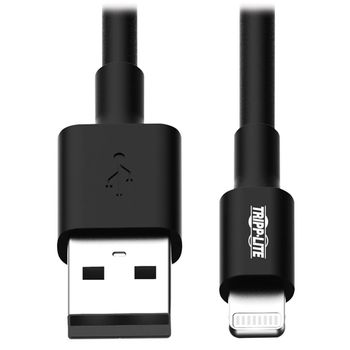 Tripp Lite M100-003-bk Cable De Sincronización Y Carga Usb A A Lightning, Certificado Mfi - Negro, M/m, Usb 2.0, 0.91 M [3 Pies]