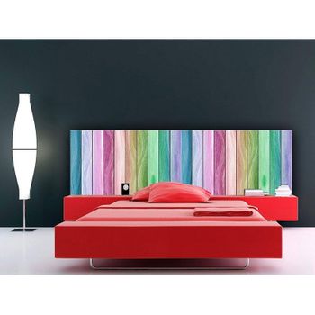 Cabecero Cama Madera Arcoiris 150 X 60 Cm