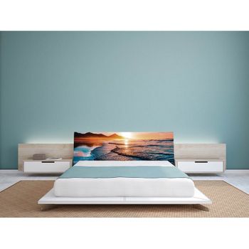 Cabecero Cama Paisajes Costa Atardecer 150 X 60 Cm