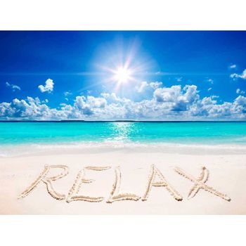 Fotomural Vinilo Playa Relax 350 X 250 Cm