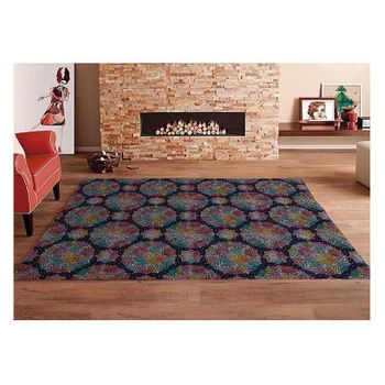 Alfombra Pvc Mandala Natura 95 X 95 Cm