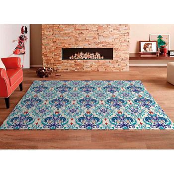 Alfombra Pvc Motivo Tapiz Verano 95 X 95 Cm