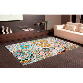 Alfombra Pvc Mosaico Romano Esferal 95 X 95 Cm