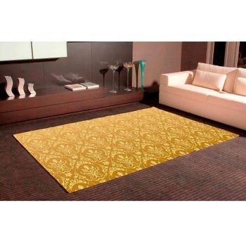 Alfombra Pvc Estampado Tipo Jacquard Lujoso 95 X 133 Cm