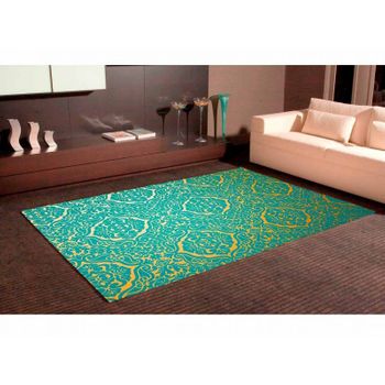 Alfombra Pvc Estampado Bicolor 95 X 133 Cm