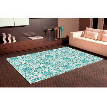 Alfombra Pvc Estampado Jacquard Degradado 95 X 133 Cm