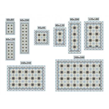 Alfombra Azulejos Pvc 60x80 Cm.