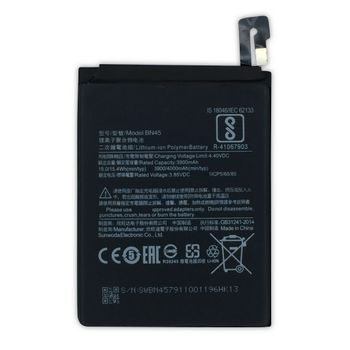 Bateria Compatible Xiaomi Bn45 - Xiaomi Redmi Note 5 Pro (4000mah) / Capacidad Original / Repuesto Nuevo Calidad Maxima / Envio