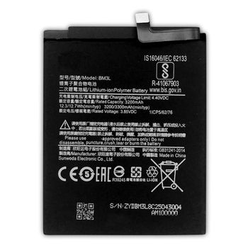 Bateria Compatible Xiaomi Bm3l - Xiaomi 9 / Mi9 / M9 / Mi 9 |  / 3300mah / Capacidad Original / Repuesto Nuevo Calidad Maxima /