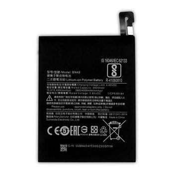 Bateria Compatible Xiaomi Bn48 - Xiaomi Redmi Note 6 Pro (4000mah) / Capacidad Original / Repuesto Nuevo Calidad Maxima / Envio