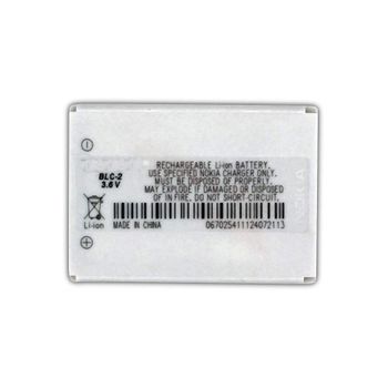 Bateria Compatible Nokia Blc-2 - Nokia 3310 3330 3410 3510i 5510 6650 6800 6810 (1200mah) / Capacidad Original / Repuesto Nuevo