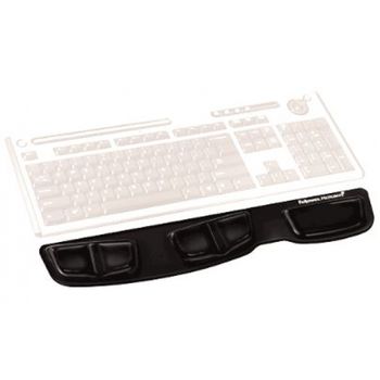 Reposamuñecas Para Teclado Fellowes Canal V Negro