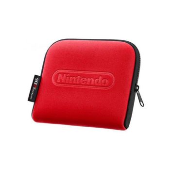Bolsa/funda Negro/rojo (pouch) Para Nintendo 2ds