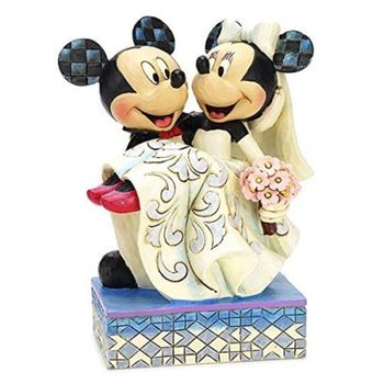 En - Figura Decorativa Boda Mickey Y Minnie