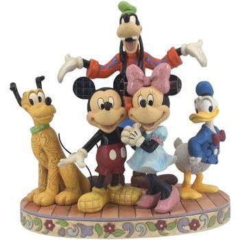 Figura De Disney - Enesco - Familia Mickey