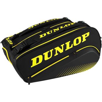 Paletero De Pádel Dunlop Elite Negro Amarillo