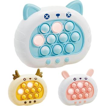 Electronic Popping Game Para Niños Niñas 3-12, Puzzle Pop Juegos Interactivos, Quick Push Burbujas Juego Consola,sensory Fidget Juguetes Para El Autismo. 3 Colores Disponibles. Nuevo - Envío 24h!!