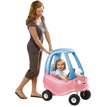 Coche De Juguete Coupé Rosa Modelo Princesas Little Tikes