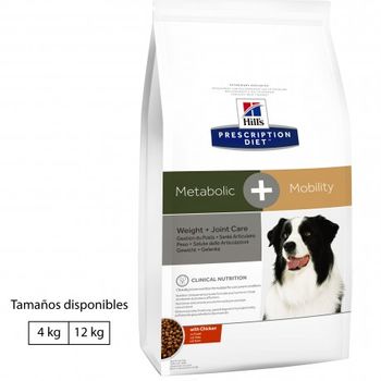 Hill's Prescription Diet Canine Metabolic + Mobility - Saco De 12 Kg