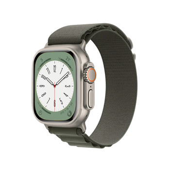 Bracelete Nylonsense Alpine M (pulso De 145mm A 190mm) Para Apple Watch Series 3 - 38mm - Verde