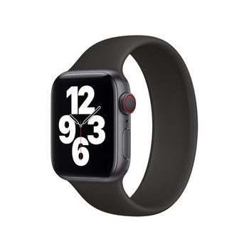 Bracelete Solo Siliconsense Para Apple Watch Series 9 - 41mm (pulso:142-158mm) - Preto