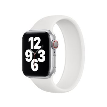 Bracelete Solo Siliconsense Para Apple Watch Series 9 - 41mm (pulso:164-177mm) - Branco