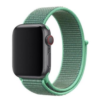 Bracelete Nylonsense Para Apple Watch Series 9 Aluminum - 41mm - Verde